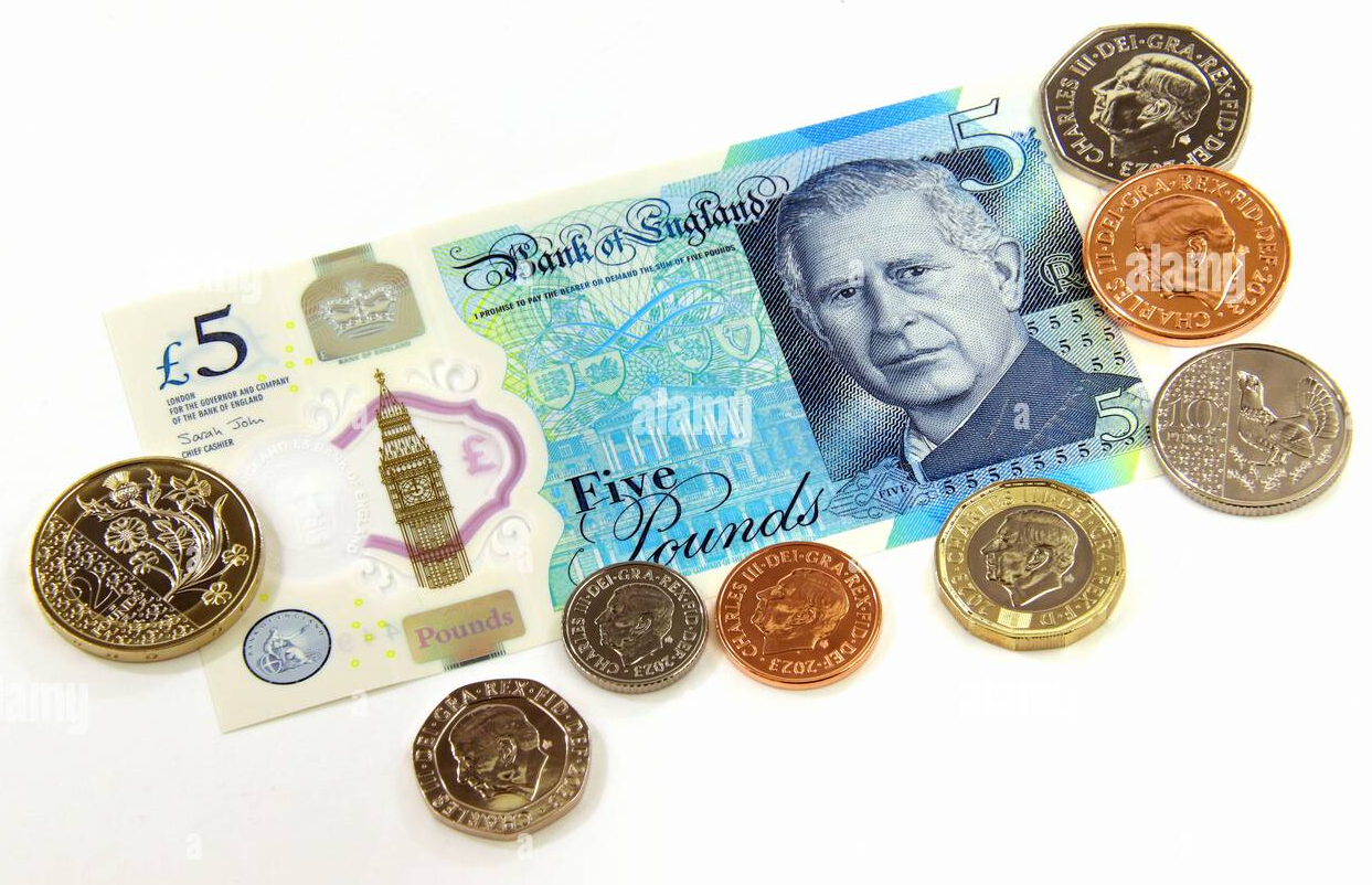 £5 cash